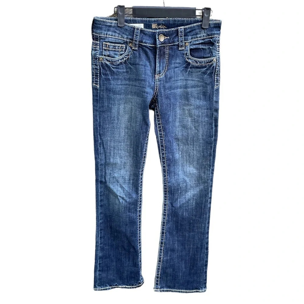 KUT FROM THE KLOTH NATALIE HIGH RISE Y2K BOOTCUT JEANS